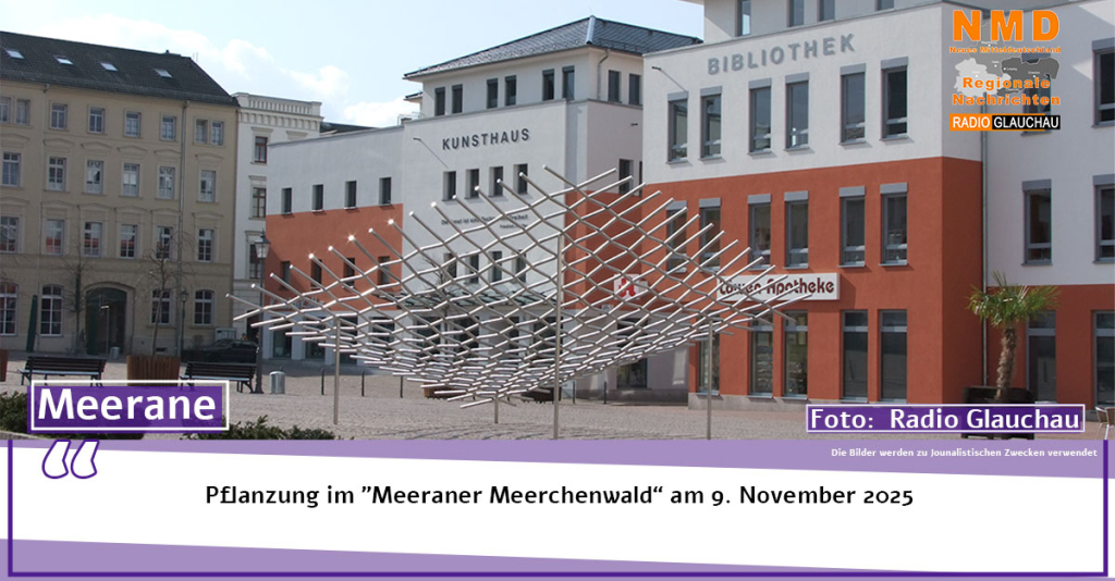 Meerane - Pflanzung im "Meeraner Meerchenwald“ am 9. November 2025
